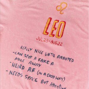 NWT The VERY OVERSIZED LEO Zodiac Tee